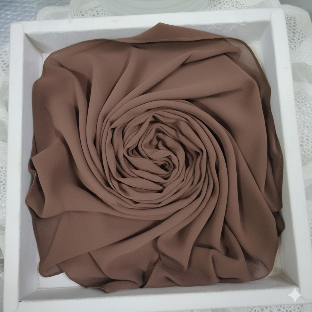 PEANUT GEORGETTE HIJAB