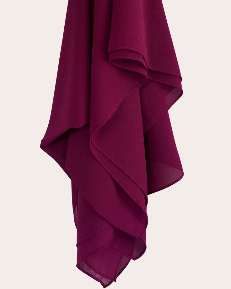 MEHROON CHIFFON SCARF