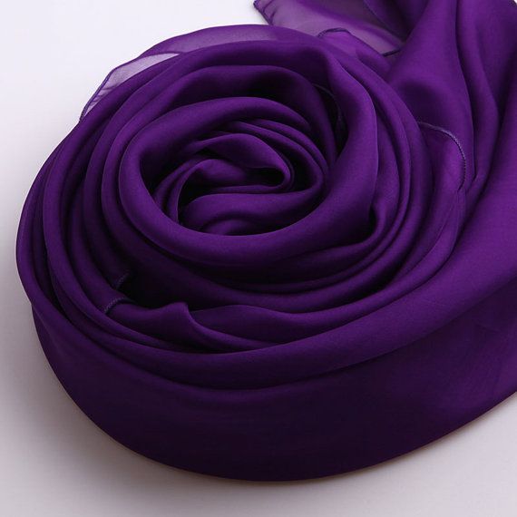 PURPLE GEORGETTE HIJAB