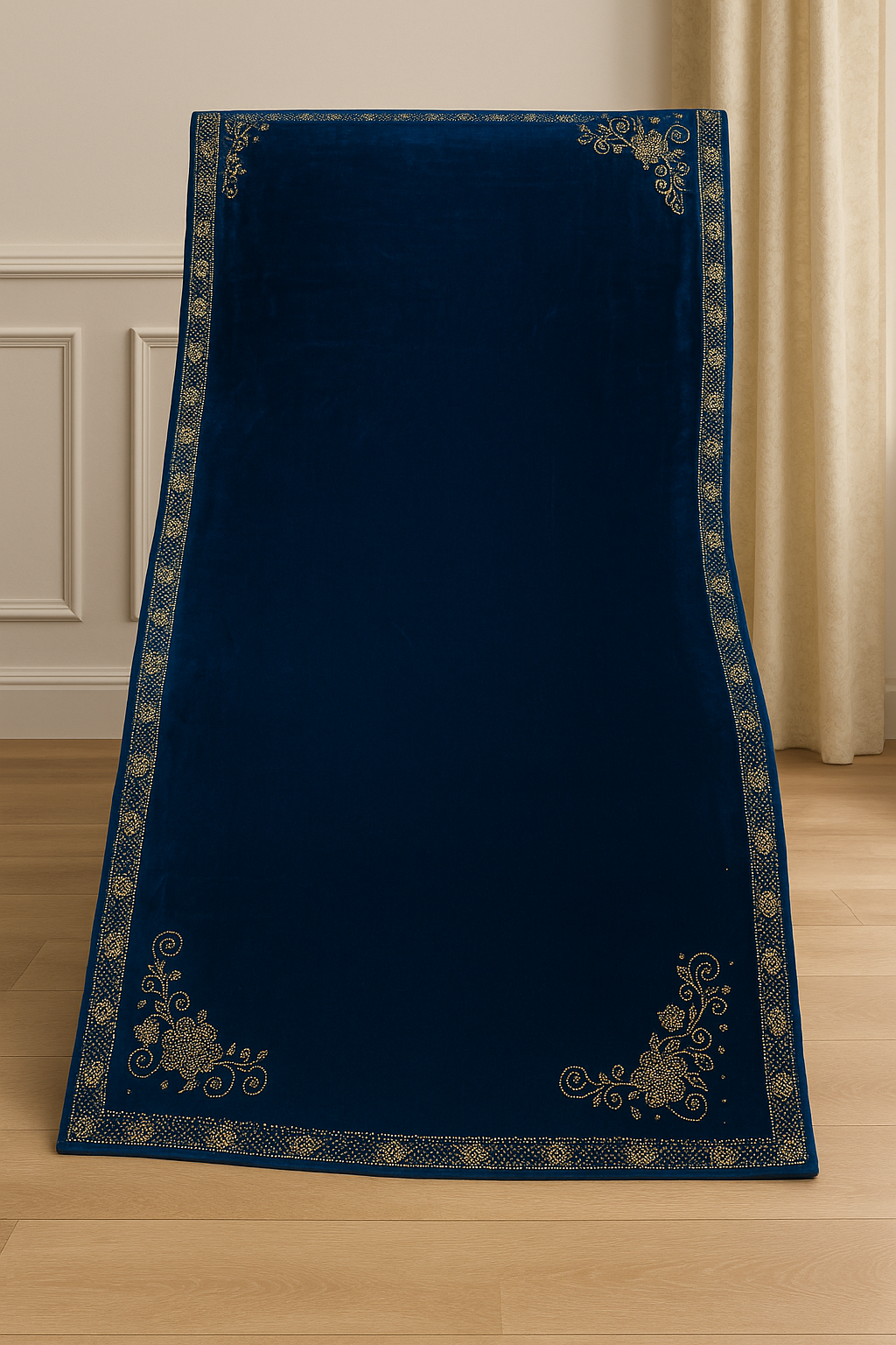 Zinc Embellished Velvet Wrap