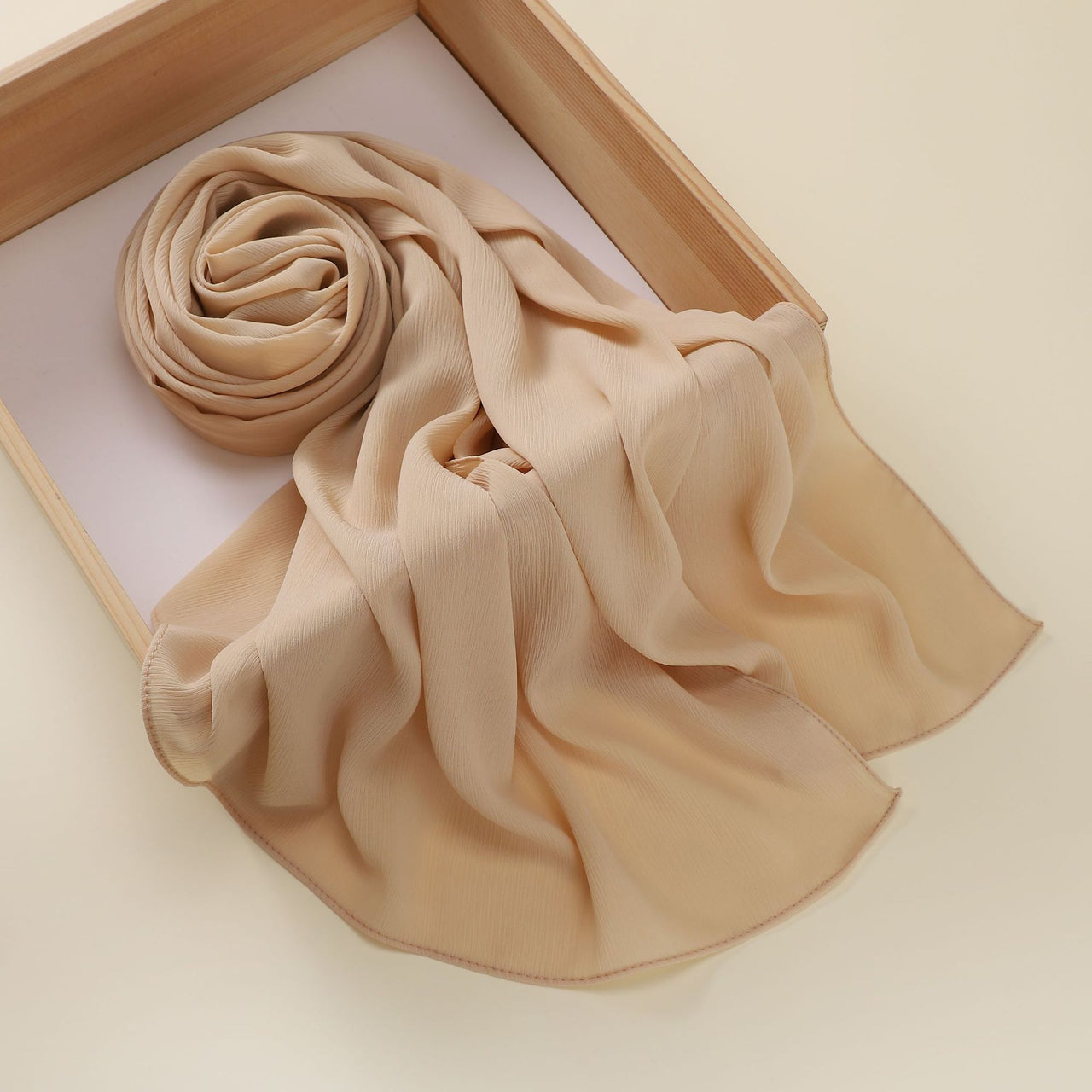 OFFWHITE GEORGETTE HIJAB