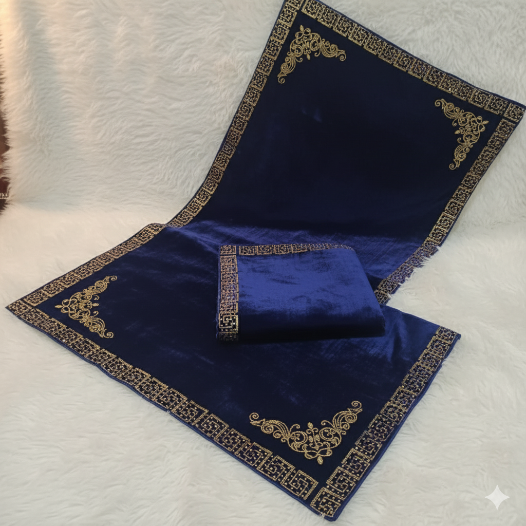 Embellished Velvet Shawls