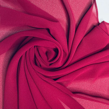 MEHROON CHIFFON SCARF
