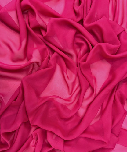 HOT PINK CHIFFON SCARF