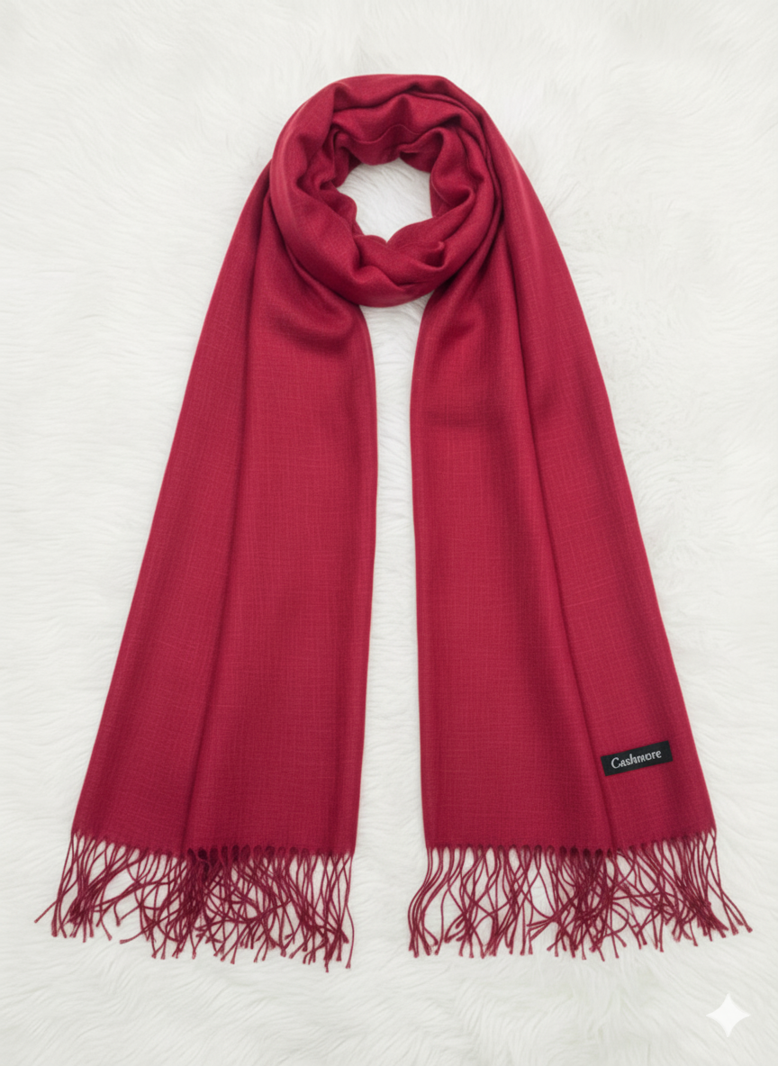 Luxurious Cashmere-Blend Shawl-Style Scarves