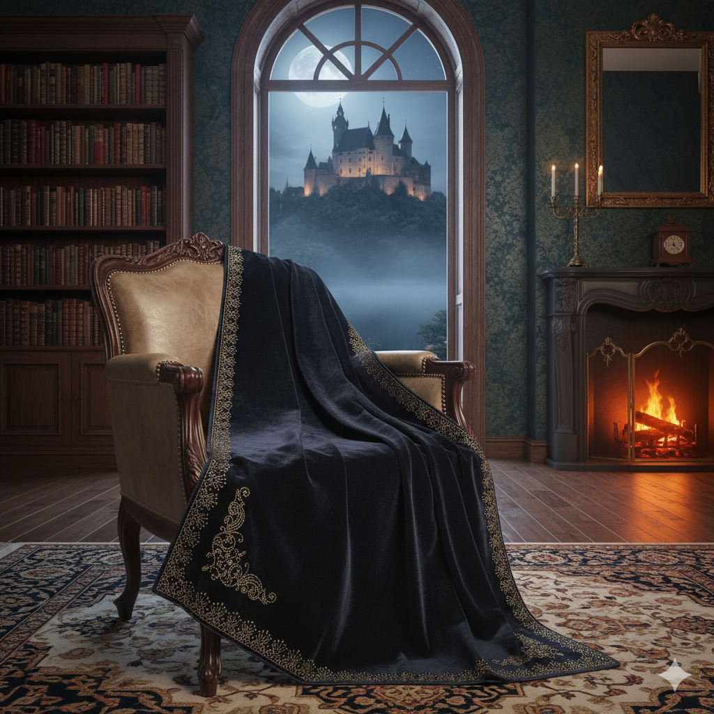 Embellished Velvet Shawls