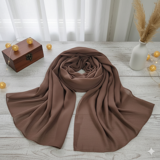 PEANUT GEORGETTE HIJAB