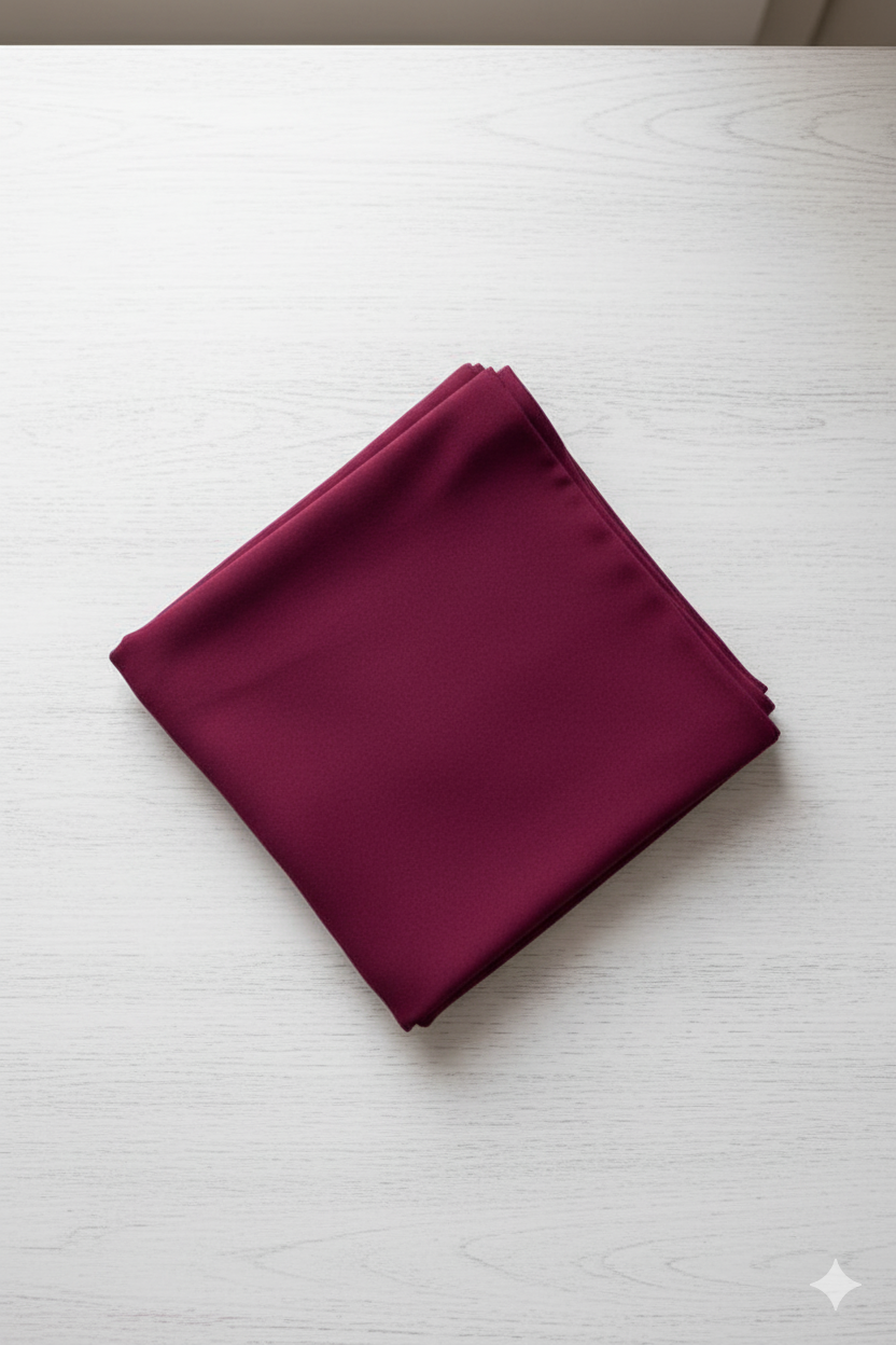 MEHROON CHIFFON SCARF