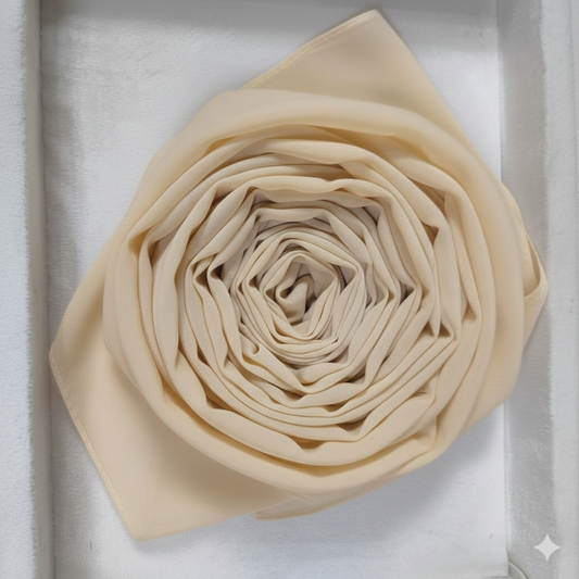 OFFWHITE GEORGETTE HIJAB