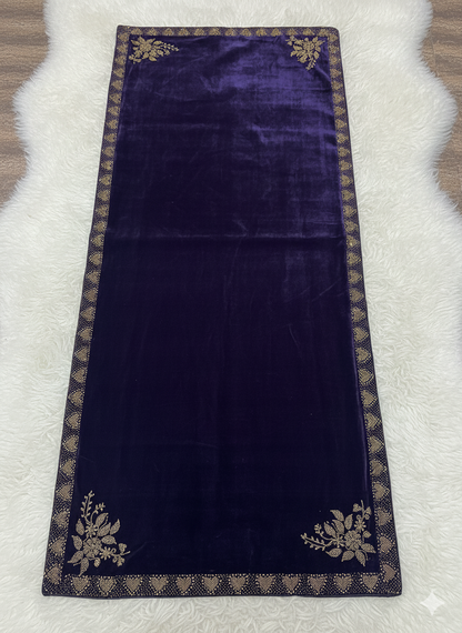Embellished Velvet Shawls