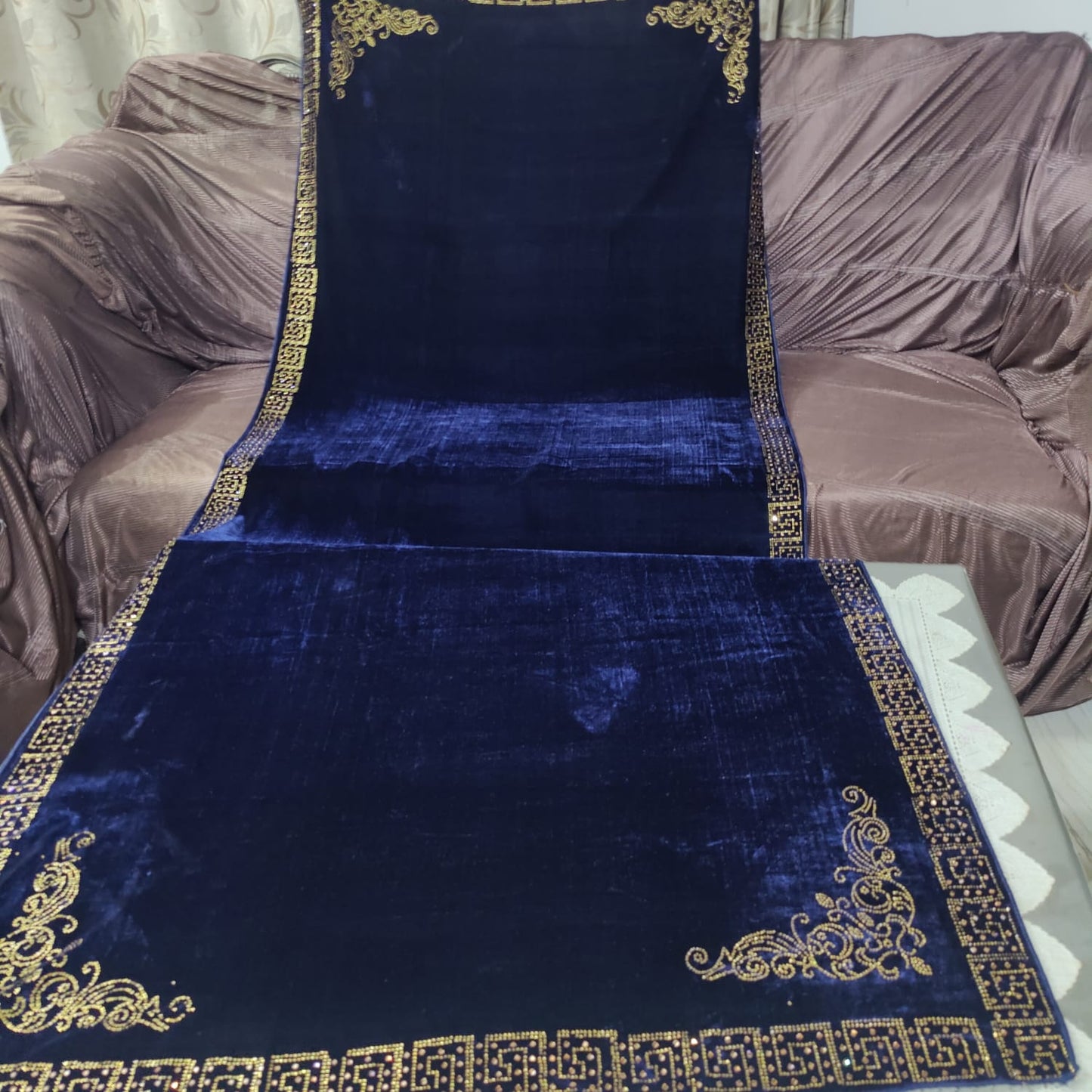 Embellished Velvet Shawls