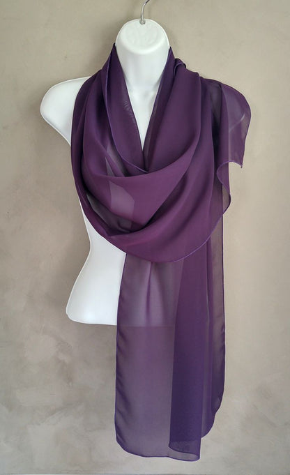 PURPLE GEORGETTE HIJAB