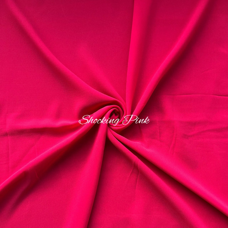 SHOCKING PINK CHIFFON SCARF