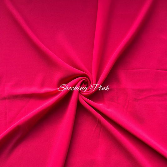 HOT PINK CHIFFON SCARF