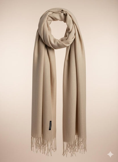 Luxurious Cashmere-Blend Shawl-Style Scarves