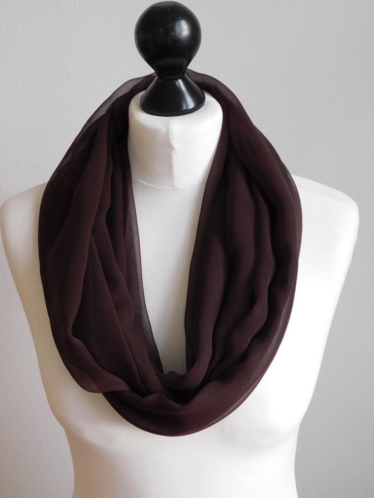 BROWN  GEORGETTE HIJAB