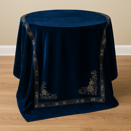 Zinc Embellished Velvet Wrap