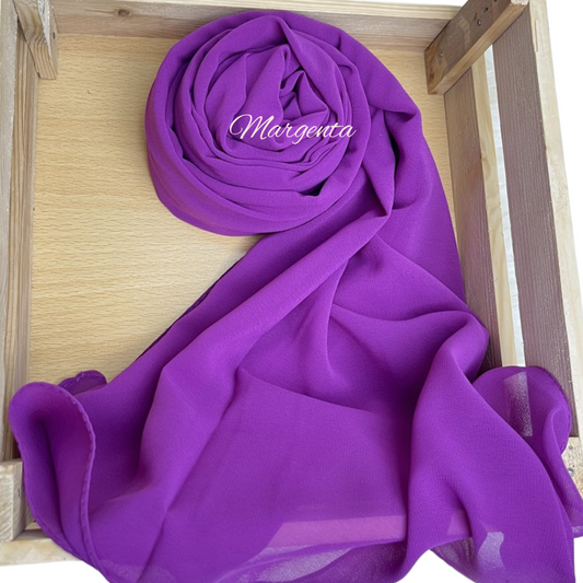 Purple GEORGETTE HIJAB