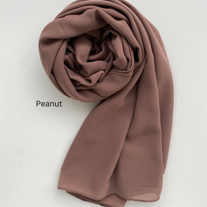 PEANUT GEORGETTE HIJAB