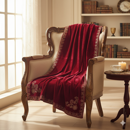 Embellished Velvet Shawls